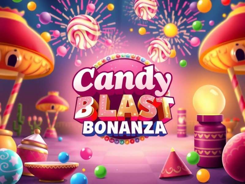 Candy Blast Bonanza colorful game interface